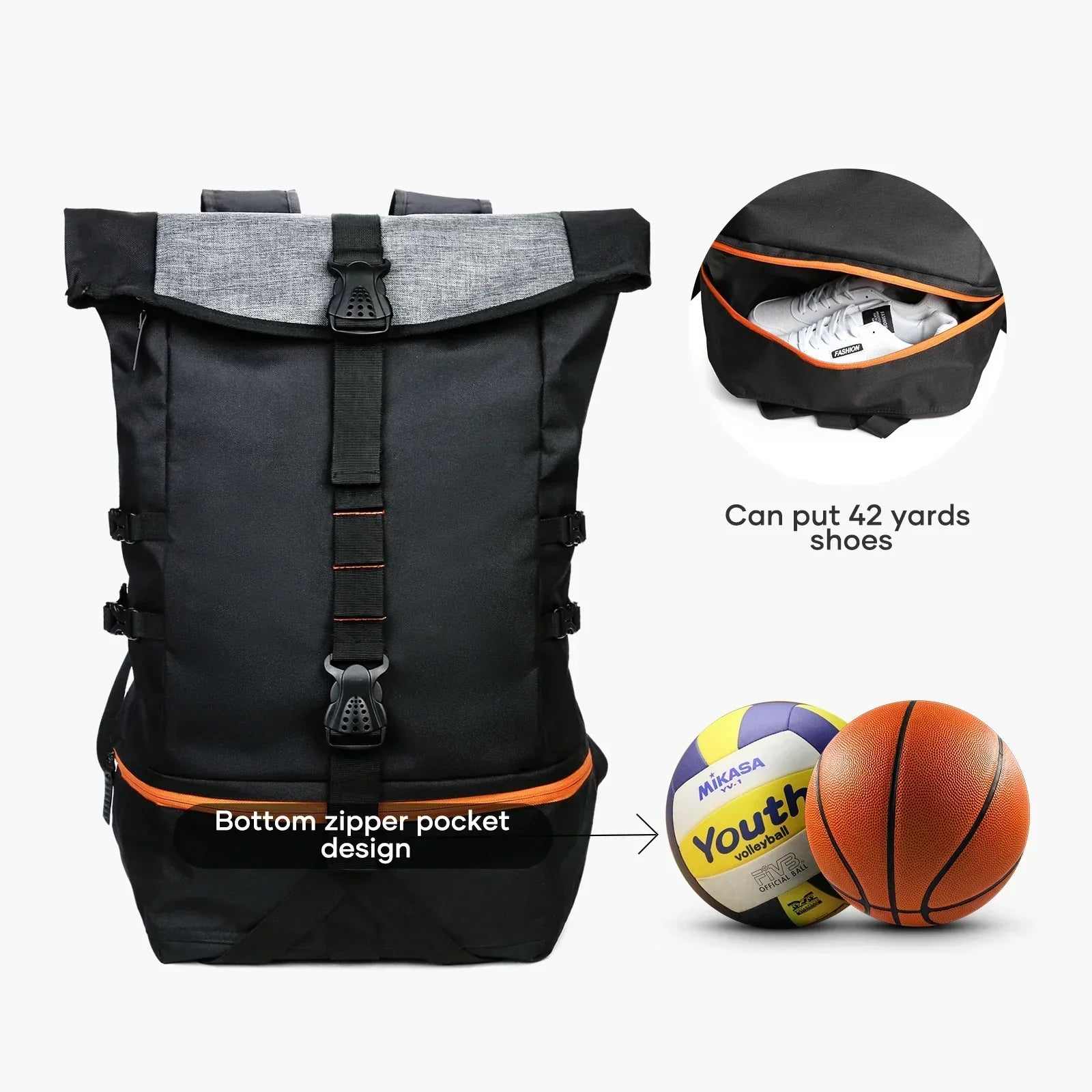 SportsPro – Stylish 35L Backpack for Adventure
