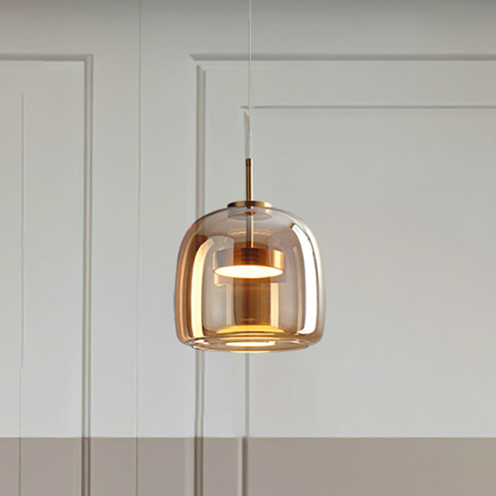 Hailie LED – Retro Amber Ceiling Lamp for Atmospheric Lighting