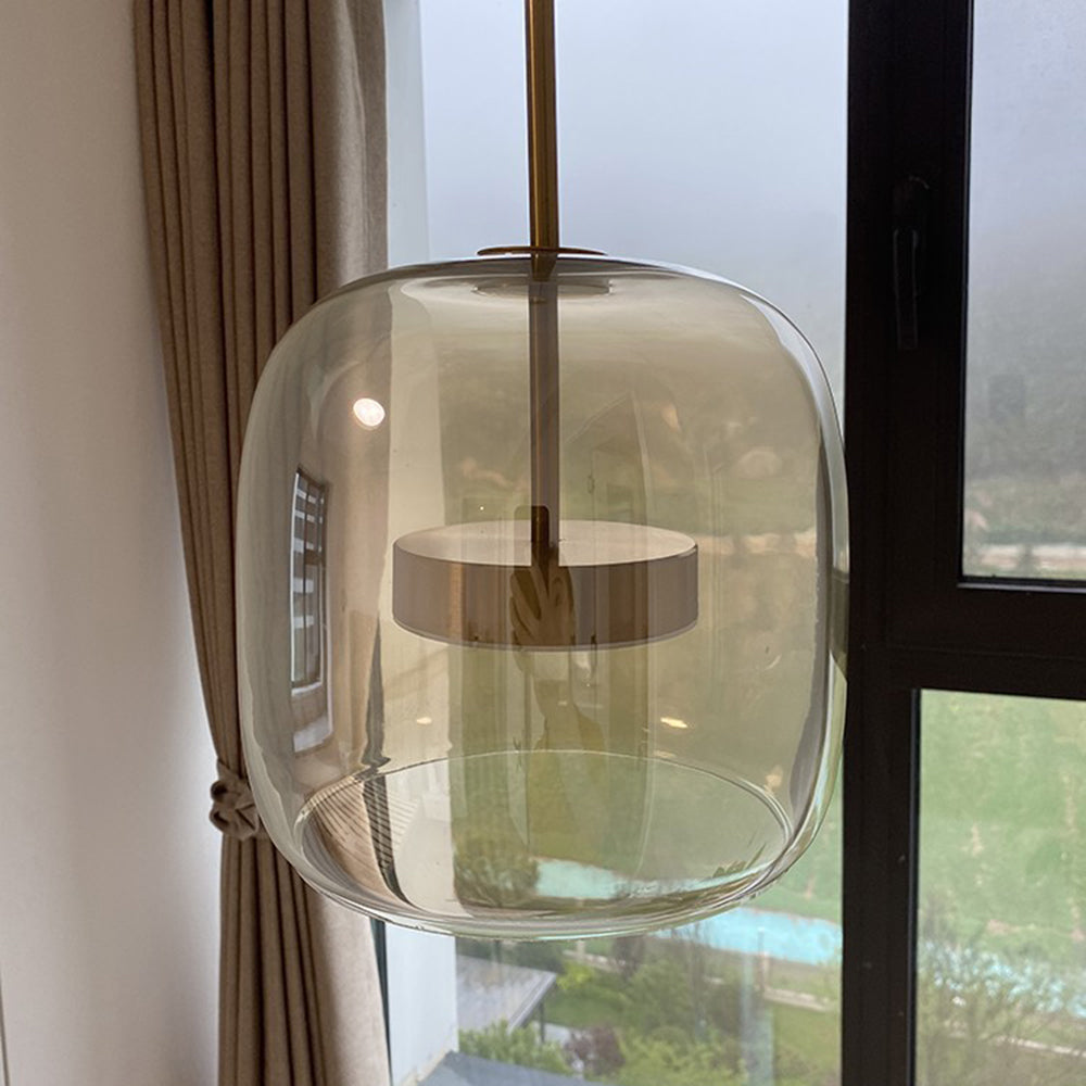 Hailie LED – Retro Amber Ceiling Lamp for Atmospheric Lighting