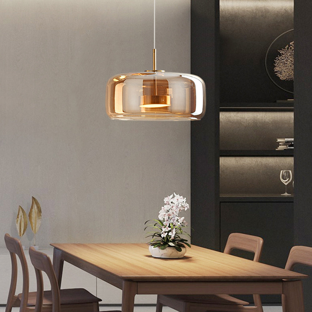 Hailie LED – Retro Amber Ceiling Lamp for Atmospheric Lighting