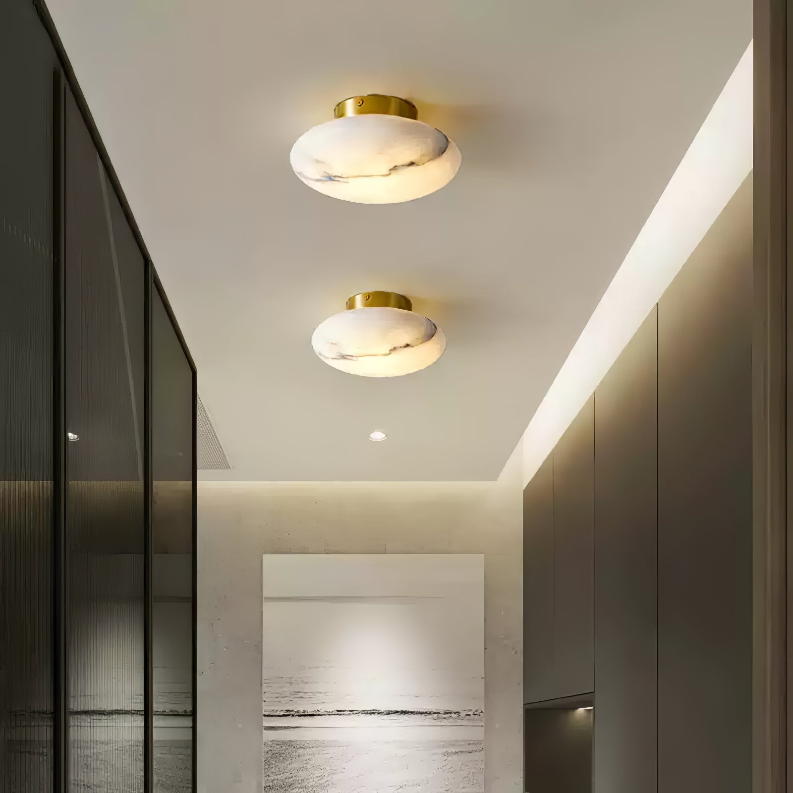 LumièreWand Lamp - Luxurious Minimalist Alabaster Wall Light