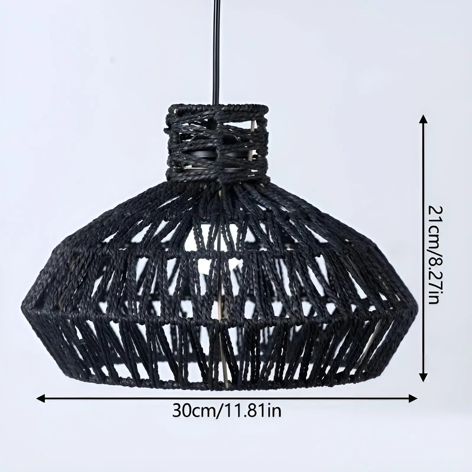 Elegant Vintage Rattan Pendant Lamp – Timeless Luxury for Every Room 