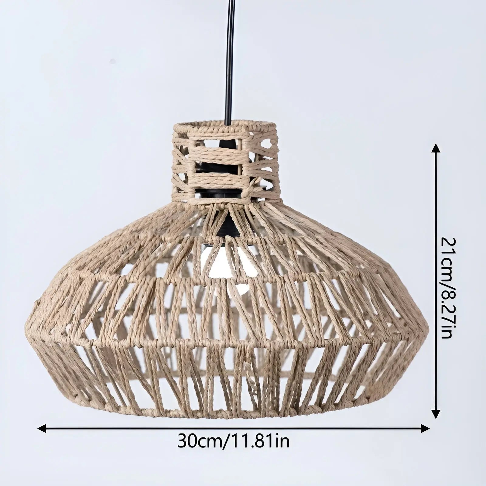 Elegant Vintage Rattan Pendant Lamp – Timeless Luxury for Every Room 