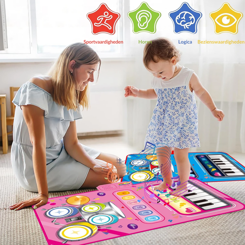 SoundPlay Mat - Kreativ Musik Lekmatta för Barn