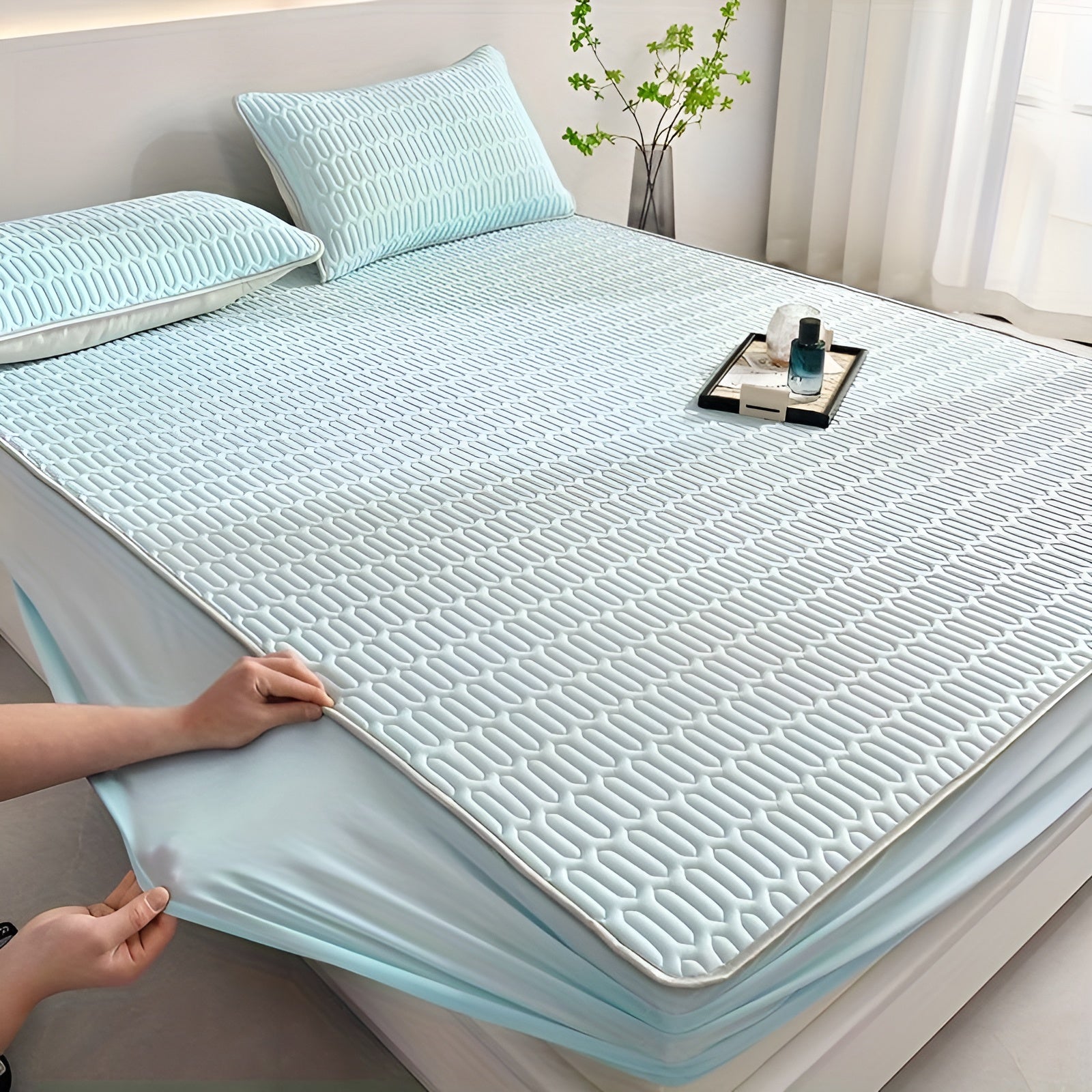 ChillDreams Set – Luxurious Cooling Latex Mattress and Pillows