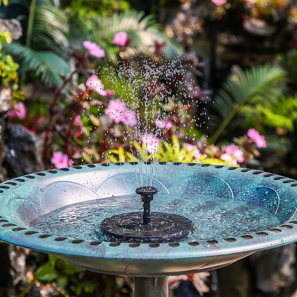 Flowbee – Elegant solar fountain for garden music birds