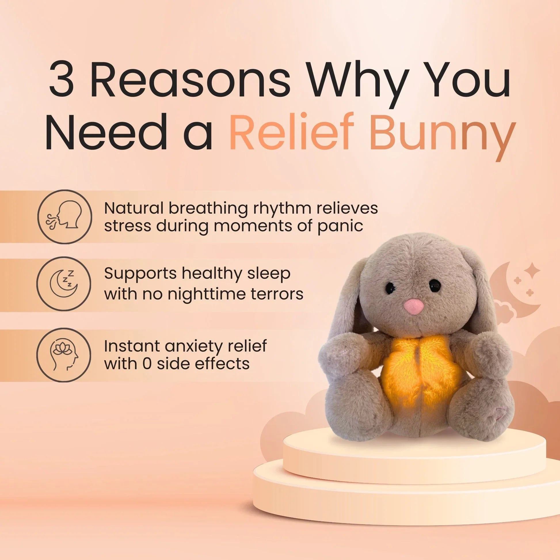 Calming Rabbit Cuddly Toy - Provide Ultimate Relaxation with the Magical Rabbit for Babies