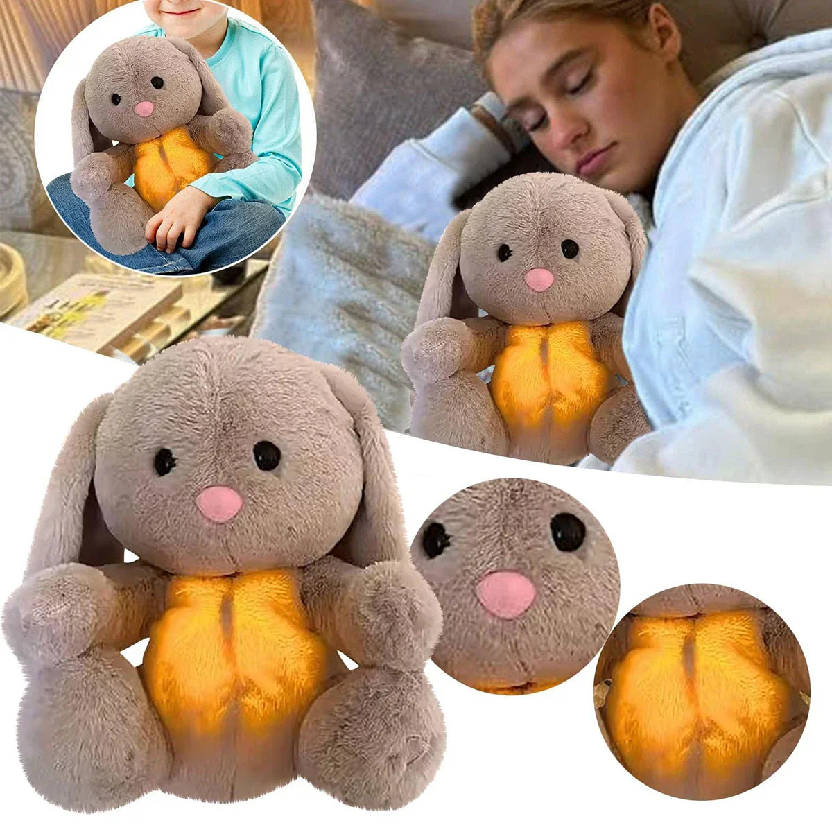 Calming Rabbit Cuddly Toy - Provide Ultimate Relaxation with the Magical Rabbit for Babies
