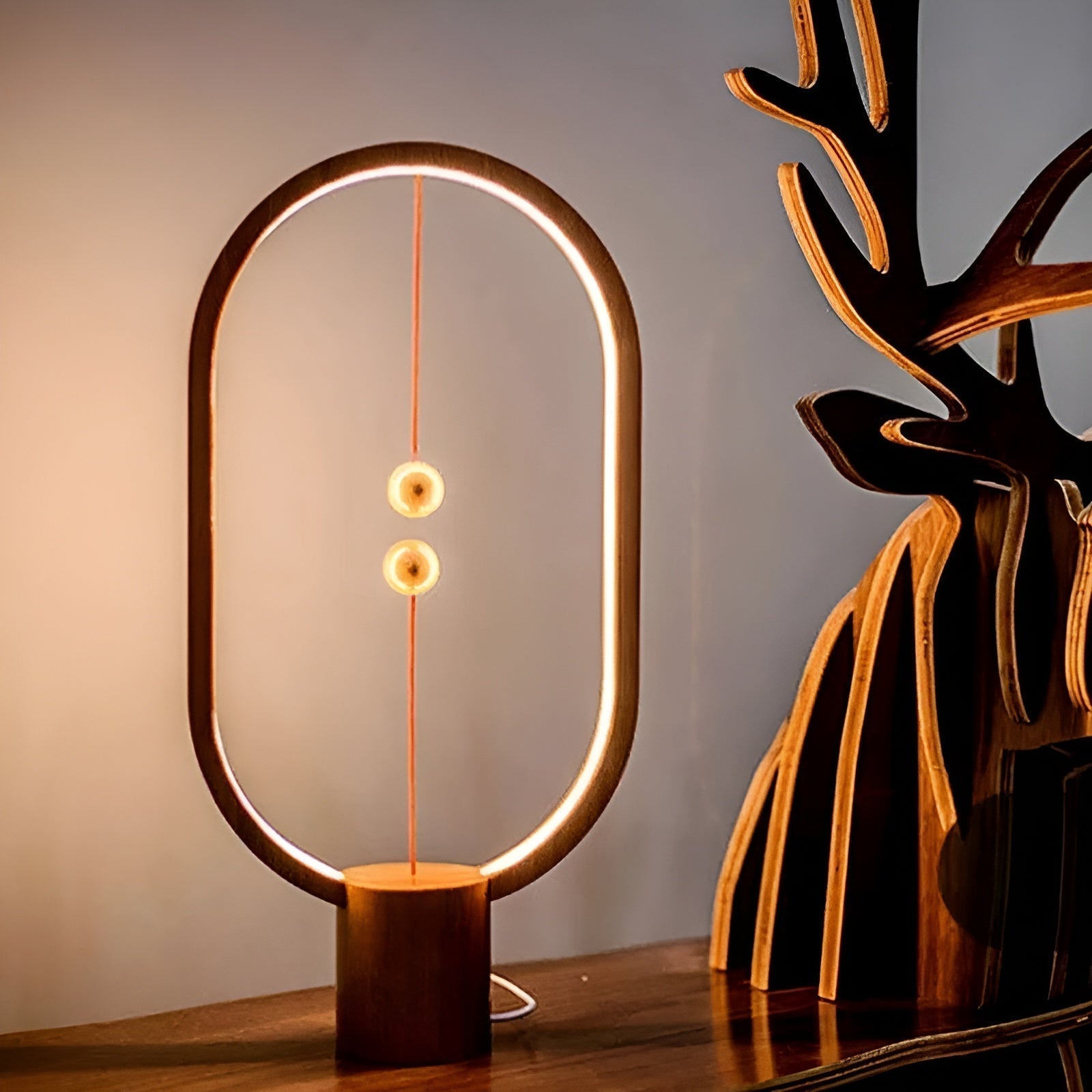 Elegant LED BalanceGlow Lamp – Finely Tuned Atmosphere &amp; USB Charging