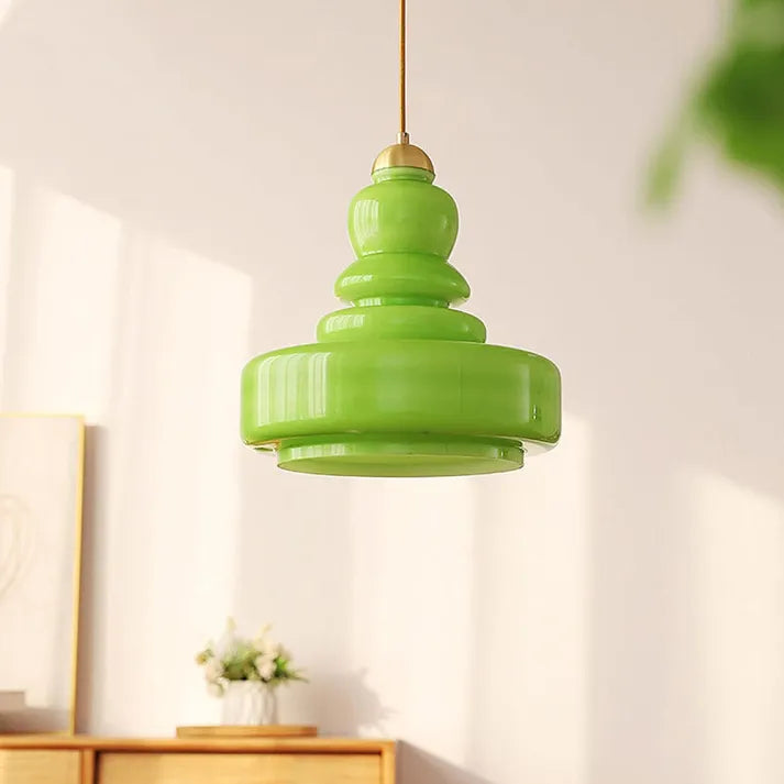 VerreCylindre Ceiling Lamp - Luxurious Glass Pendant Lamp with Modern Designer