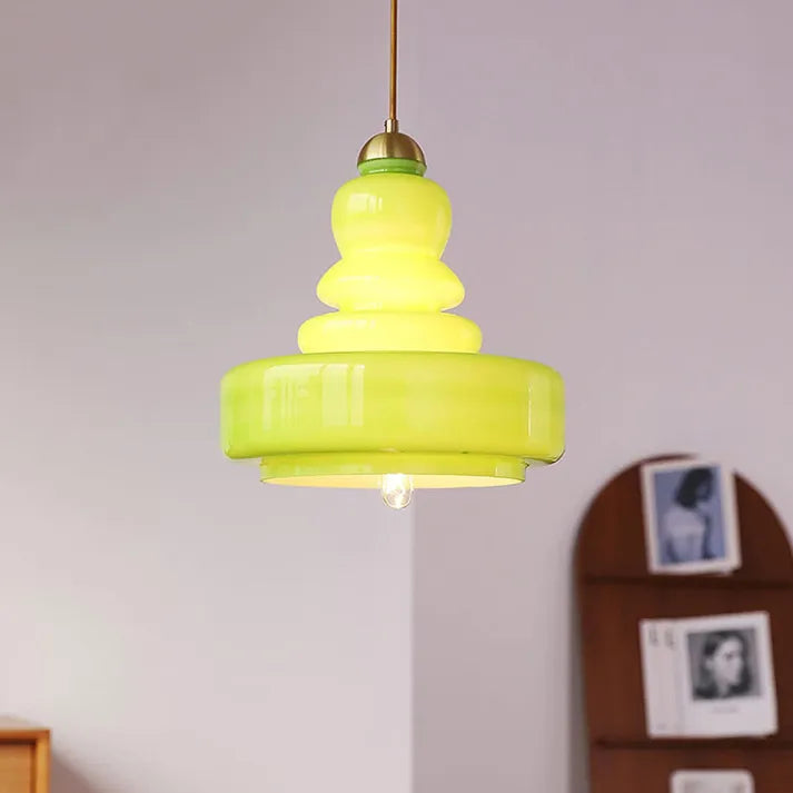 VerreCylindre Ceiling Lamp - Luxurious Glass Pendant Lamp with Modern Designer