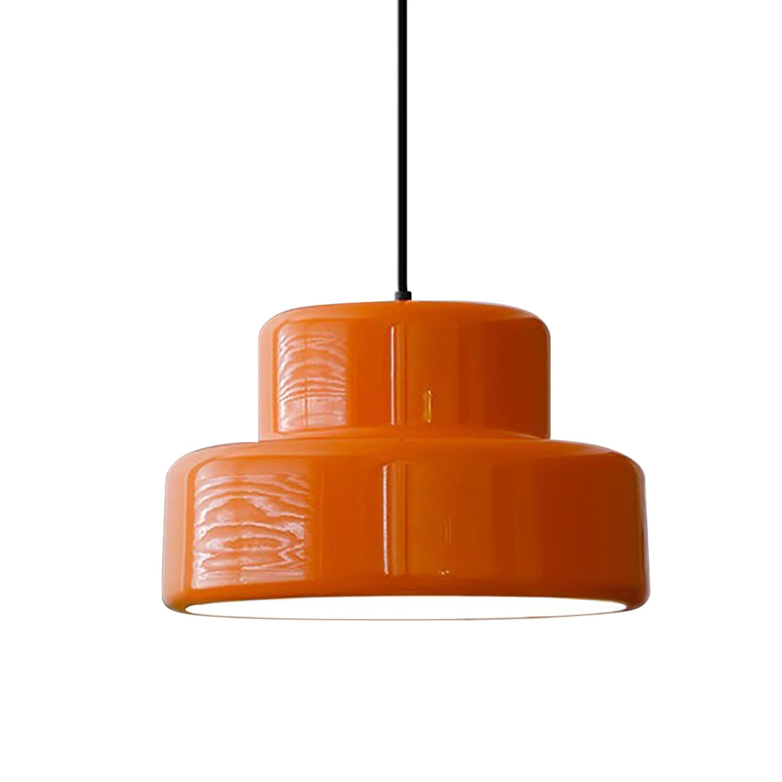 Bauhaus Glow Light - Captivating Orange Ceiling Lamp for Dining Rooms