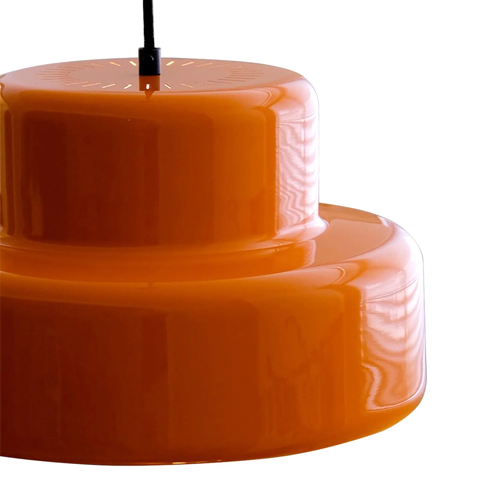Bauhaus Glow Light - Captivating Orange Ceiling Lamp for Dining Rooms