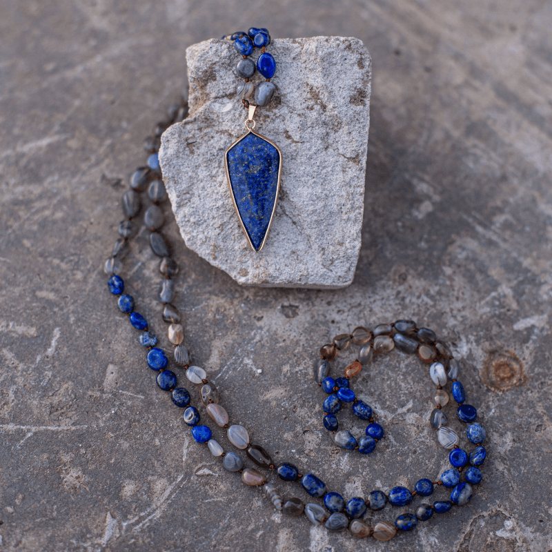Aurealis Mala Necklace - Protective Jewelry for Inner Calm