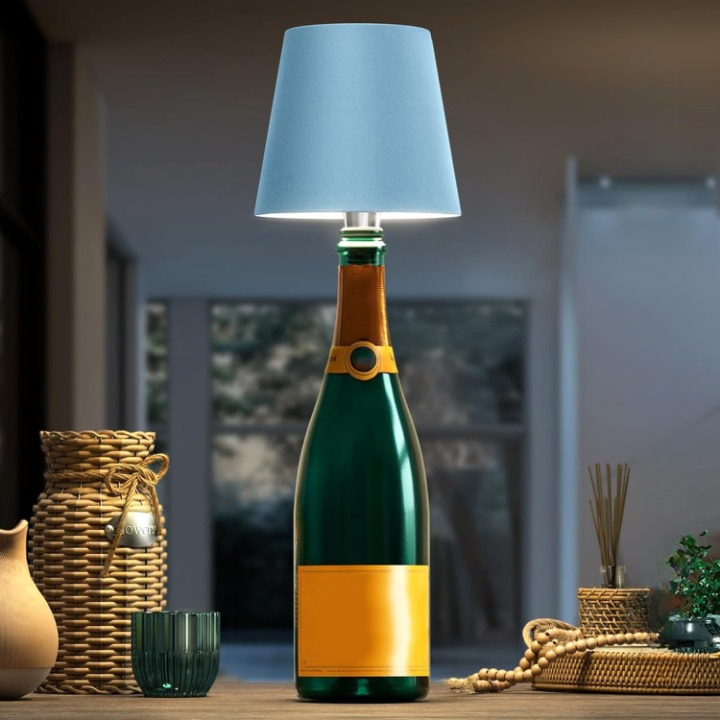 Elegant lighting bottle with touch control and USB charging 