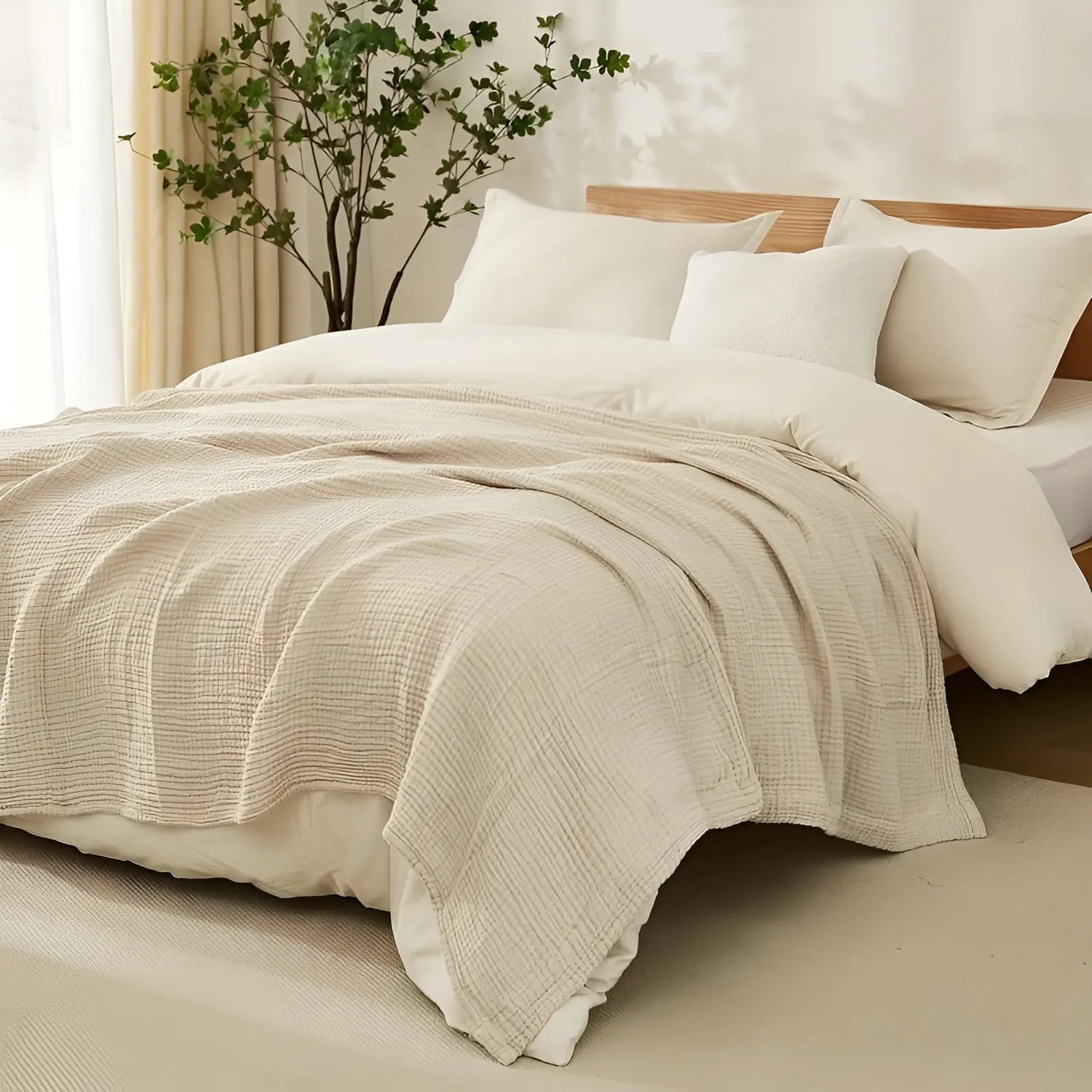 BreezeCotton Luxury Kitten Blanket for All Seasons