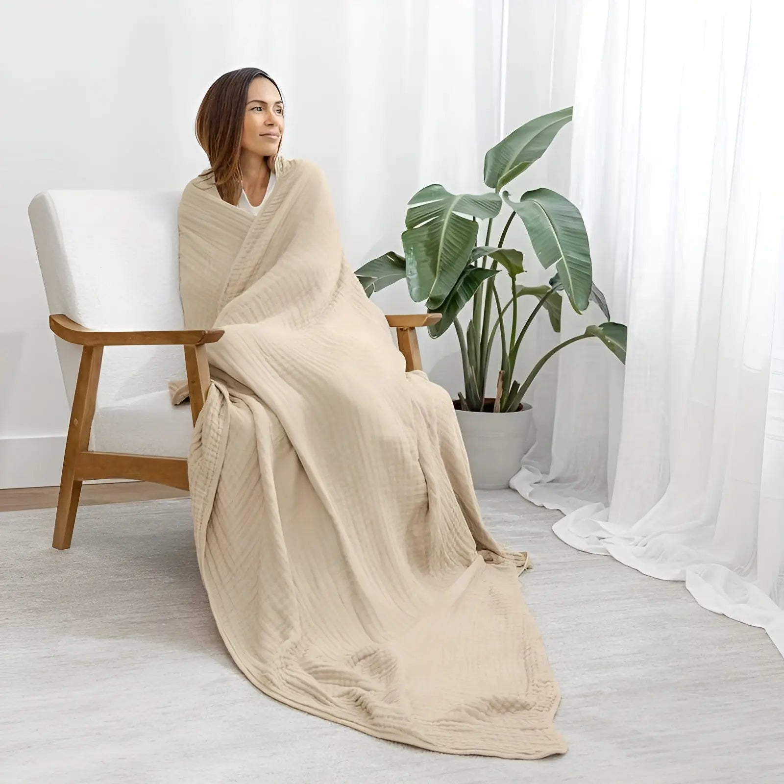 BreezeCotton Luxury Kitten Blanket for All Seasons