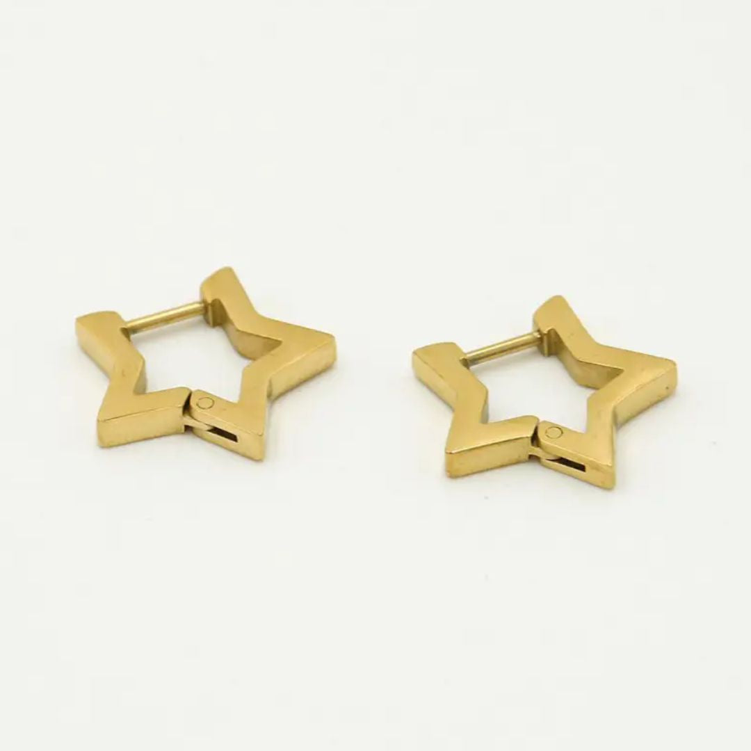 GoldenStar Earrings - Elegant &amp; Hypoallergenic Earrings