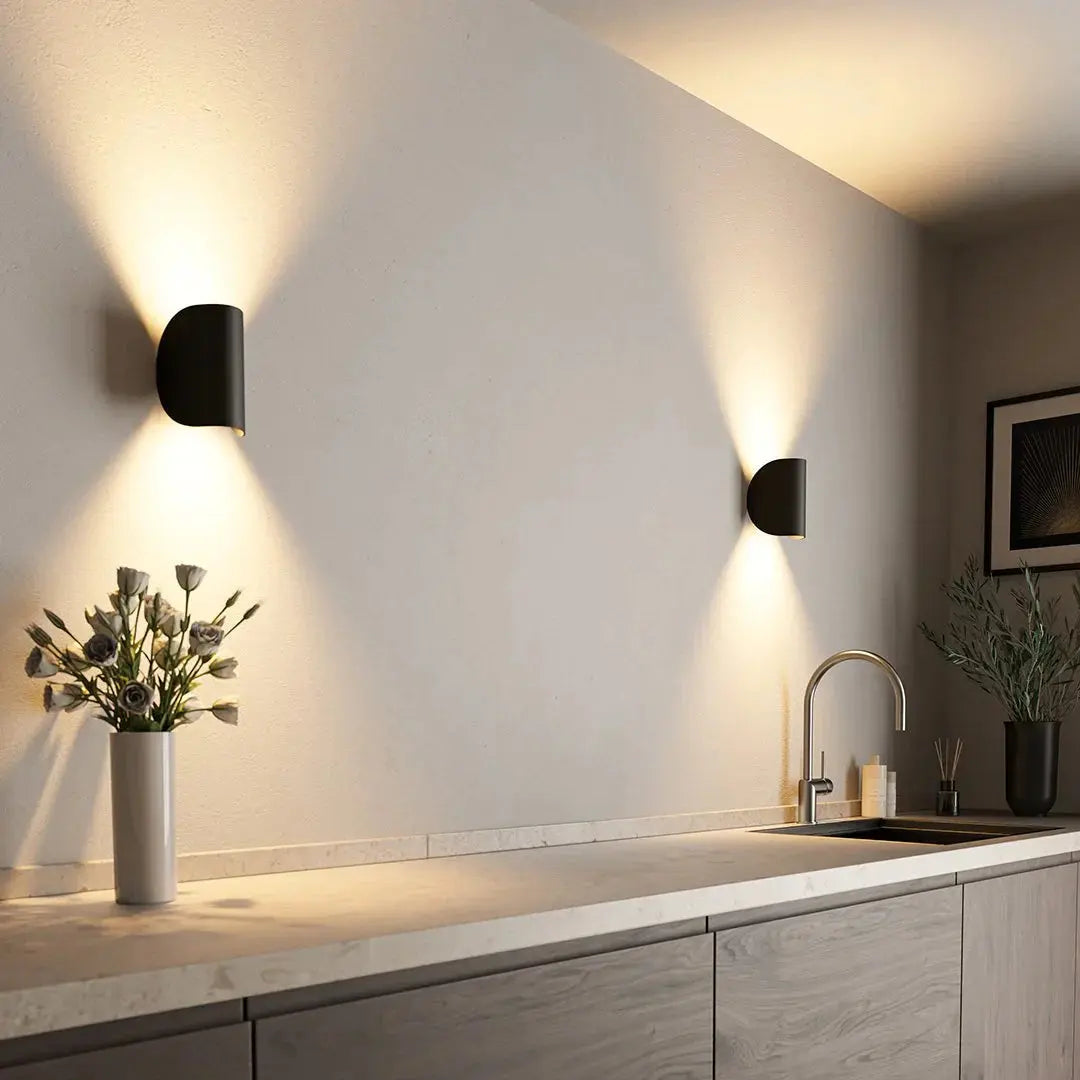 Stylish LED wall lamp with energy-efficient design for every room