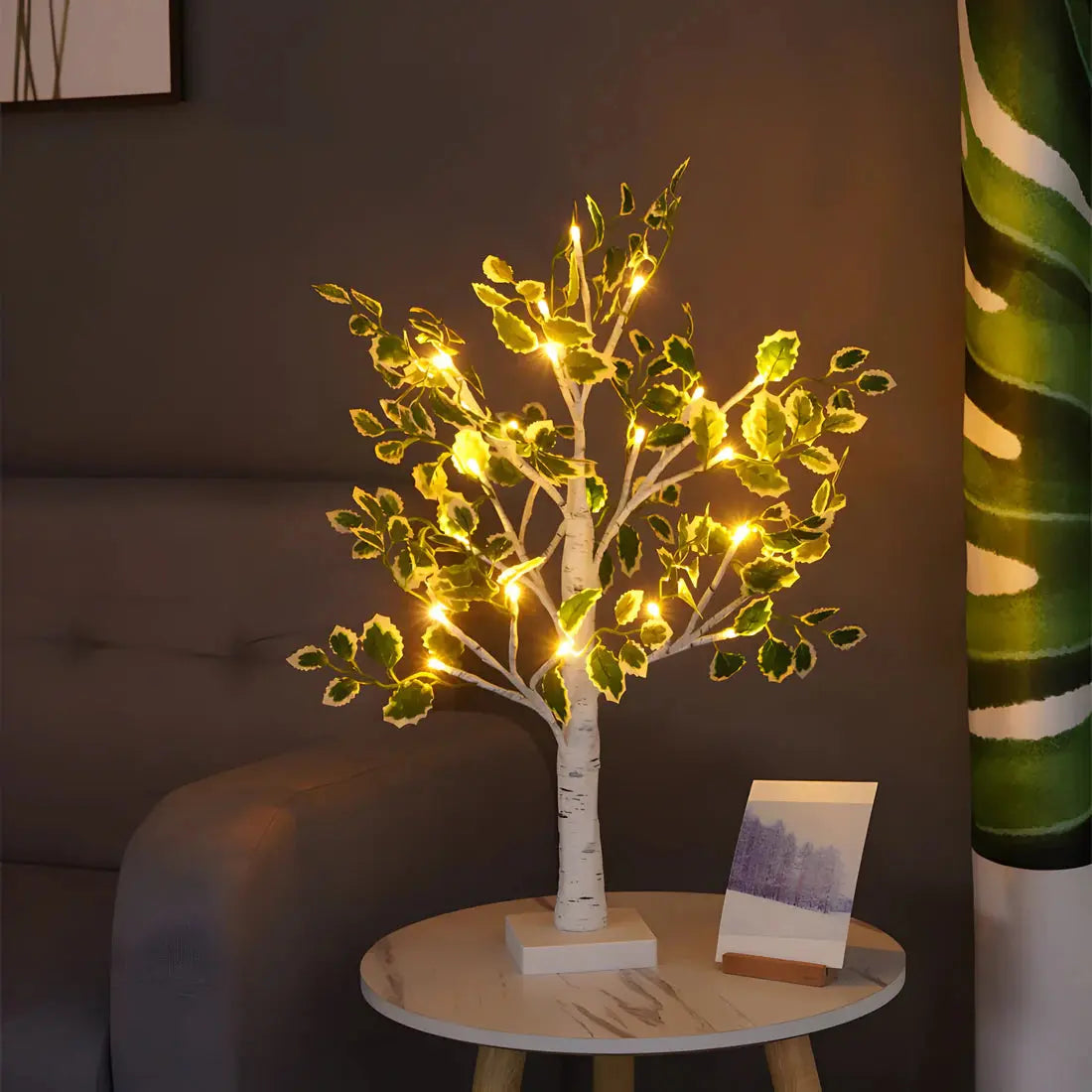 Magical BrightTree Table Lamp – Elegant Tree Design with Warm LED Lighting