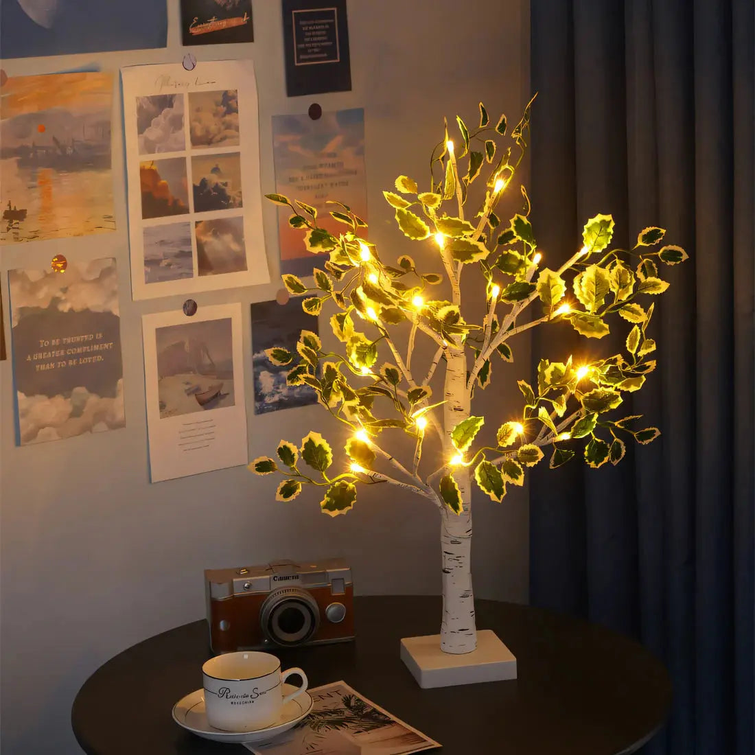 Magical BrightTree Table Lamp – Elegant Tree Design with Warm LED Lighting