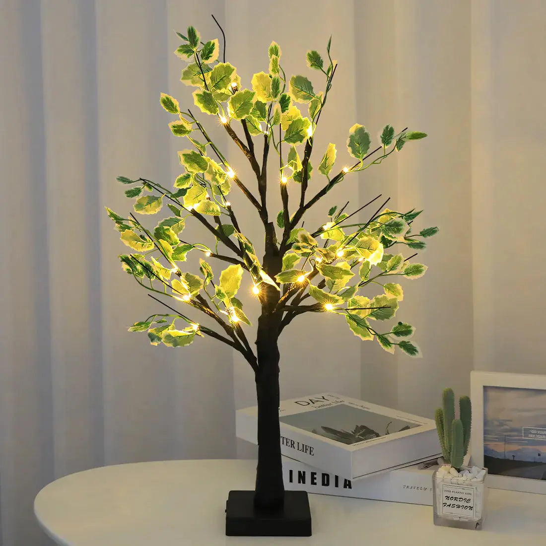 Magical BrightTree Table Lamp – Elegant Tree Design with Warm LED Lighting