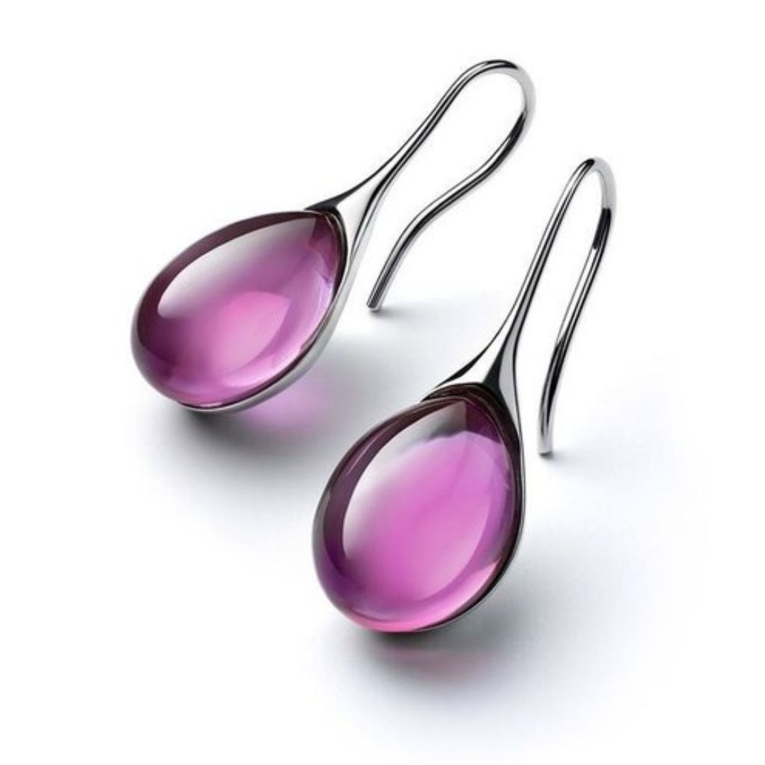 Stylish Celestina Earrings with Crystal Drop - A Trendy Must-Have!