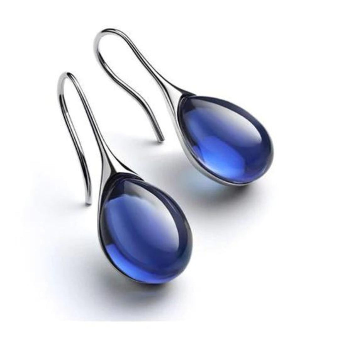 Stylish Celestina Earrings with Crystal Drop - A Trendy Must-Have!