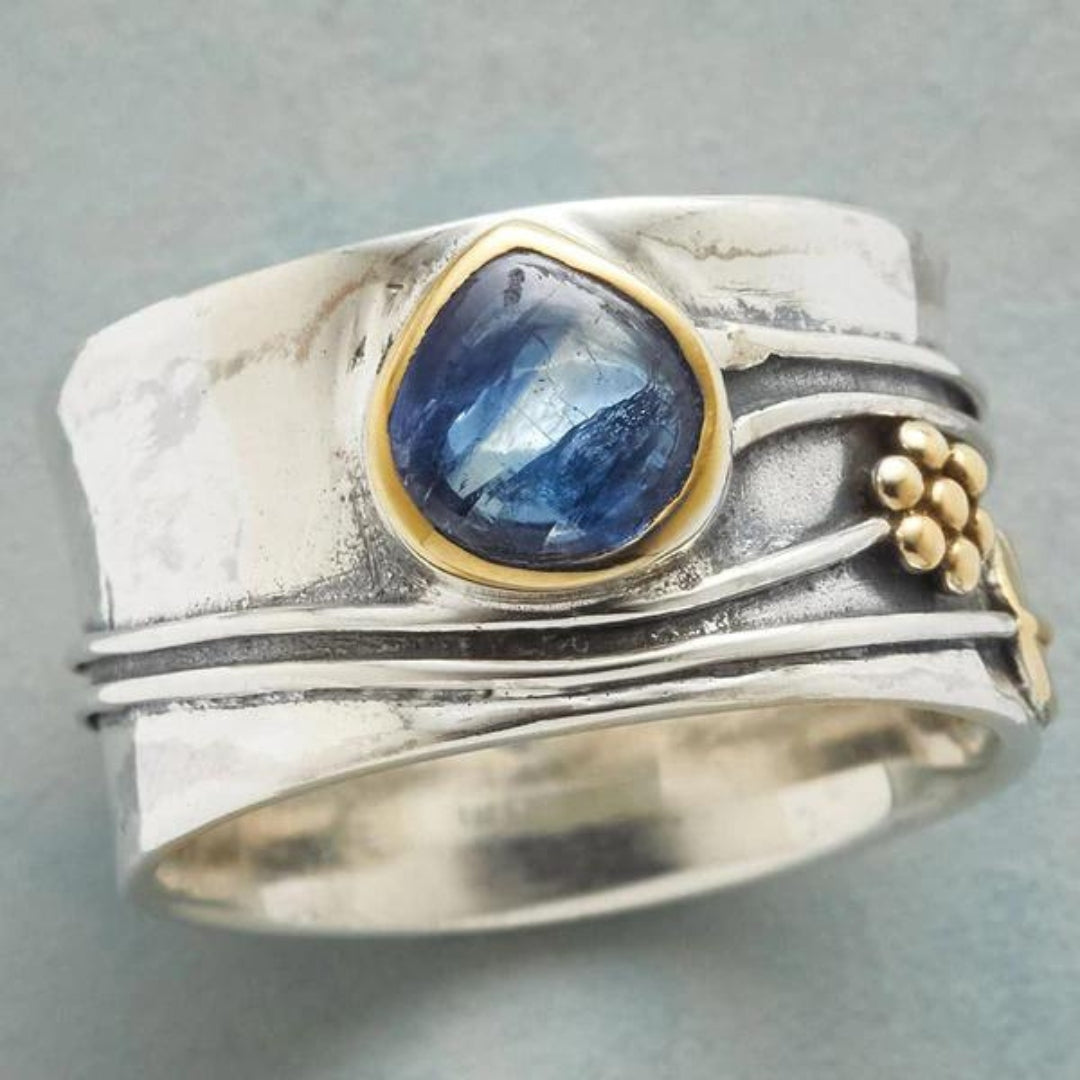 Thalia's Bohemian Gemstone Meditation Ring 