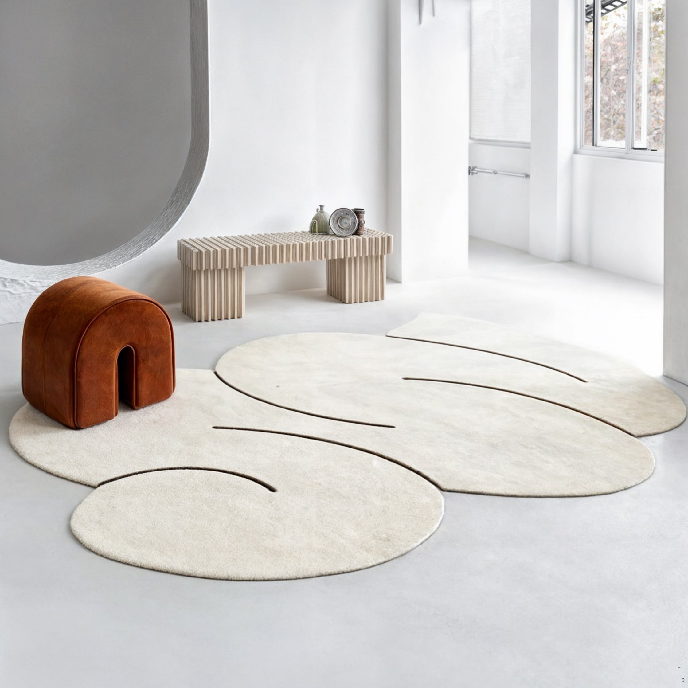 CozyNest - Unique Wool Rug for Stylish Interiors
