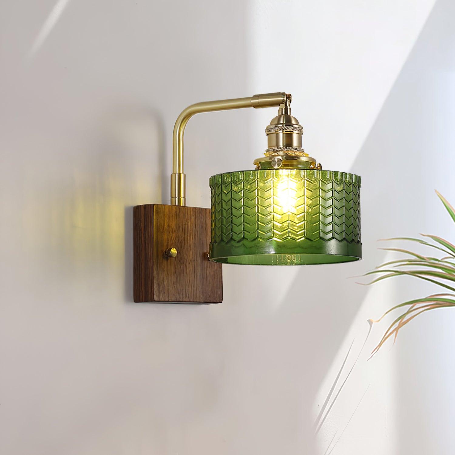 SerenLicht - Elegant Wall Lamp with Glass Scale