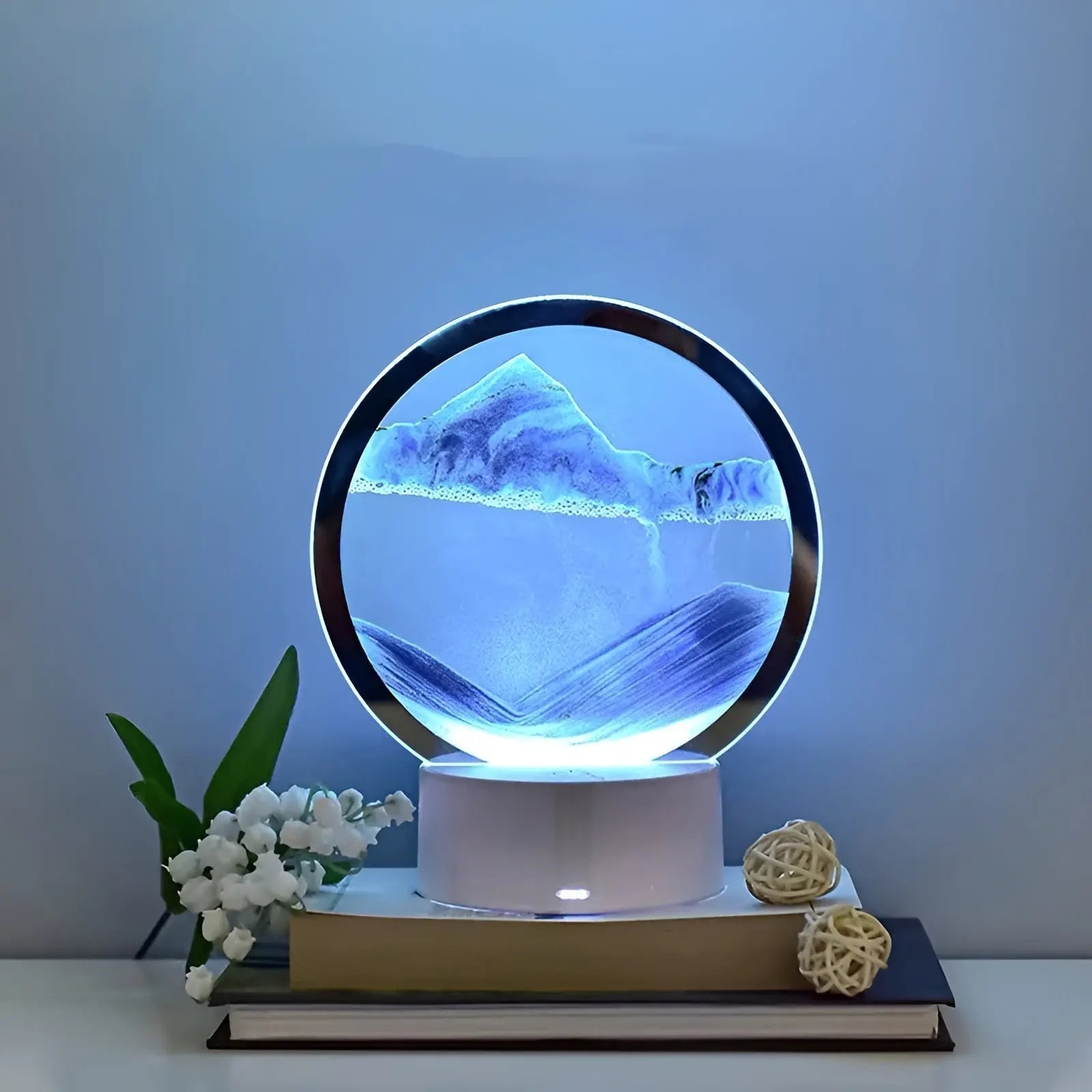 Captivating Quicksand Art Lamp – Magical Animated Lighting for Every Interior