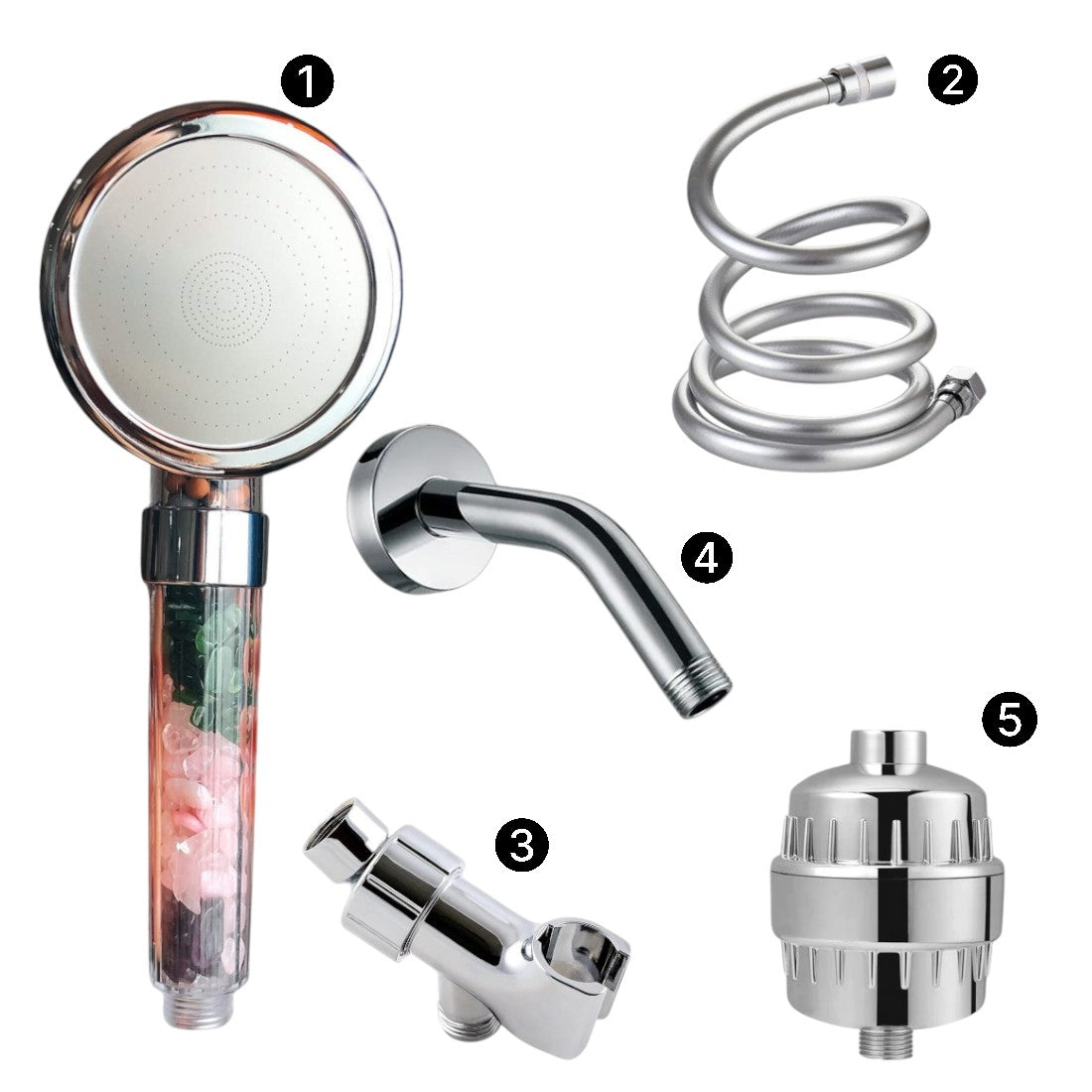 AquaPure – Luxury Shower Head with Mineral Filter