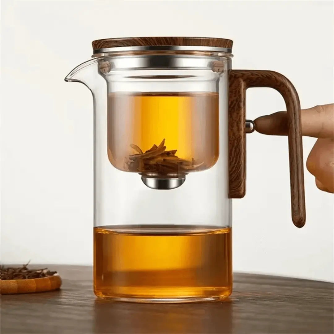 ClearBrew - Elegant Transparent Teapot for Coffee &amp; Tea