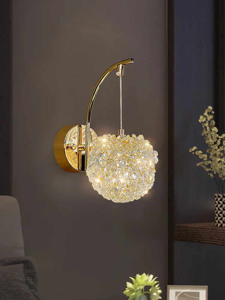Luxe Crystal Wall Lamp - Refined Lighting for Your Interior