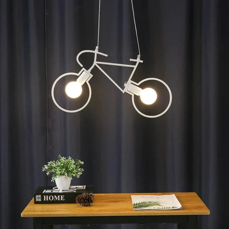 BikeGlow – Stylish LED Hanging Lamp for Cycling Enthusiasts