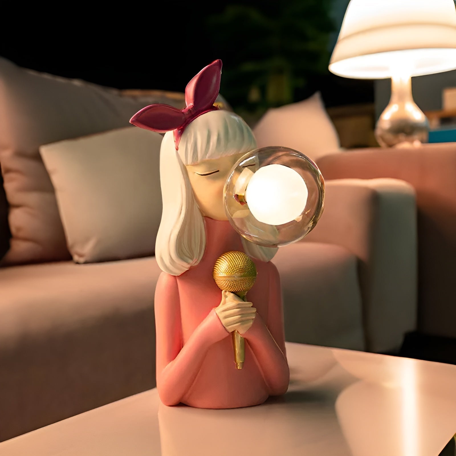BubbleGlam Luxury Lighting – Mood Creator with Elegant Bubble Design