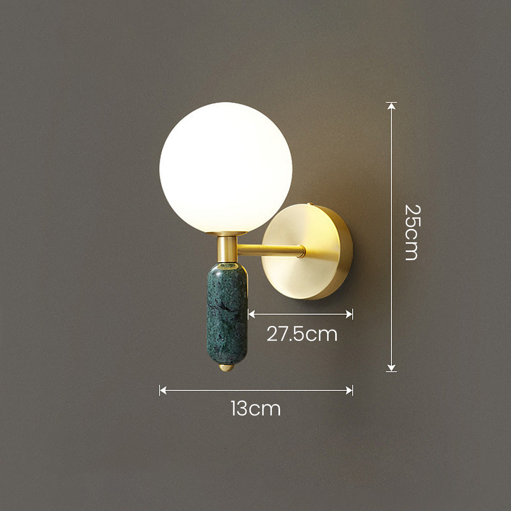 Luminous Stone - Stylish Marble Bedside and Wall Lamp