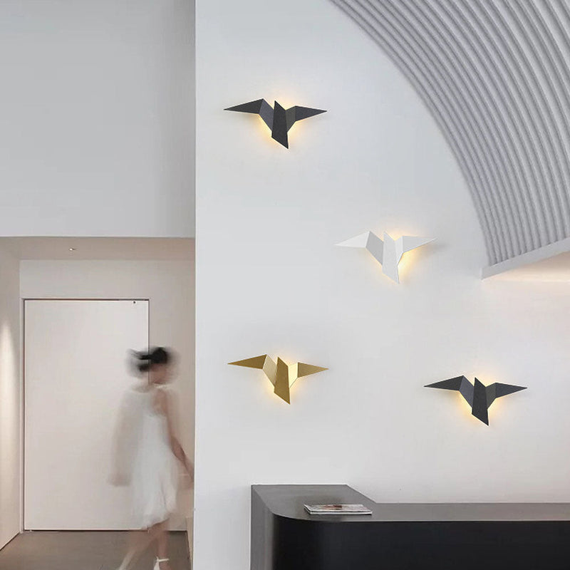 Fågelformad Design Vägglampa – För in Naturlig Elegans i Hemmet
