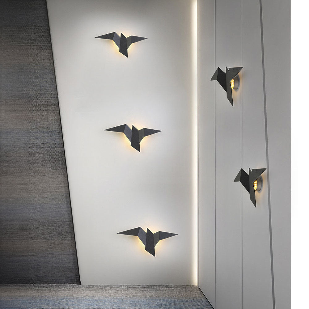 Fågelformad Design Vägglampa – För in Naturlig Elegans i Hemmet