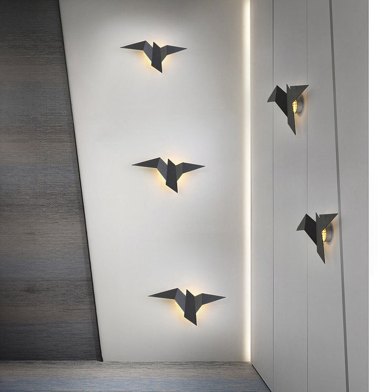 Fågelformad Design Vägglampa – För in Naturlig Elegans i Hemmet
