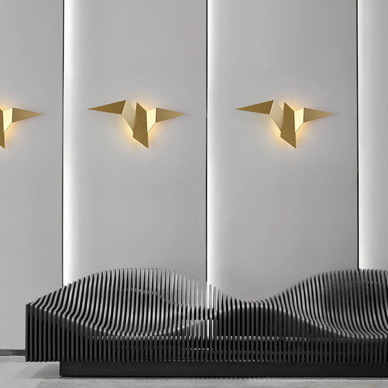 Fågelformad Design Vägglampa – För in Naturlig Elegans i Hemmet