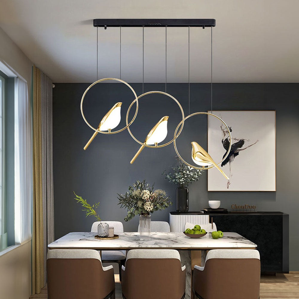 BirdLume Lamp – Unique LED Hanging Lamp with Bird Design