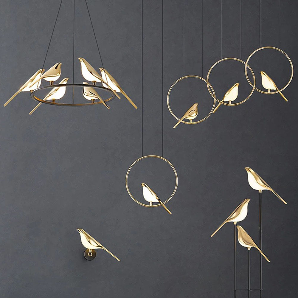 BirdLume Lamp – Unique LED Hanging Lamp with Bird Design