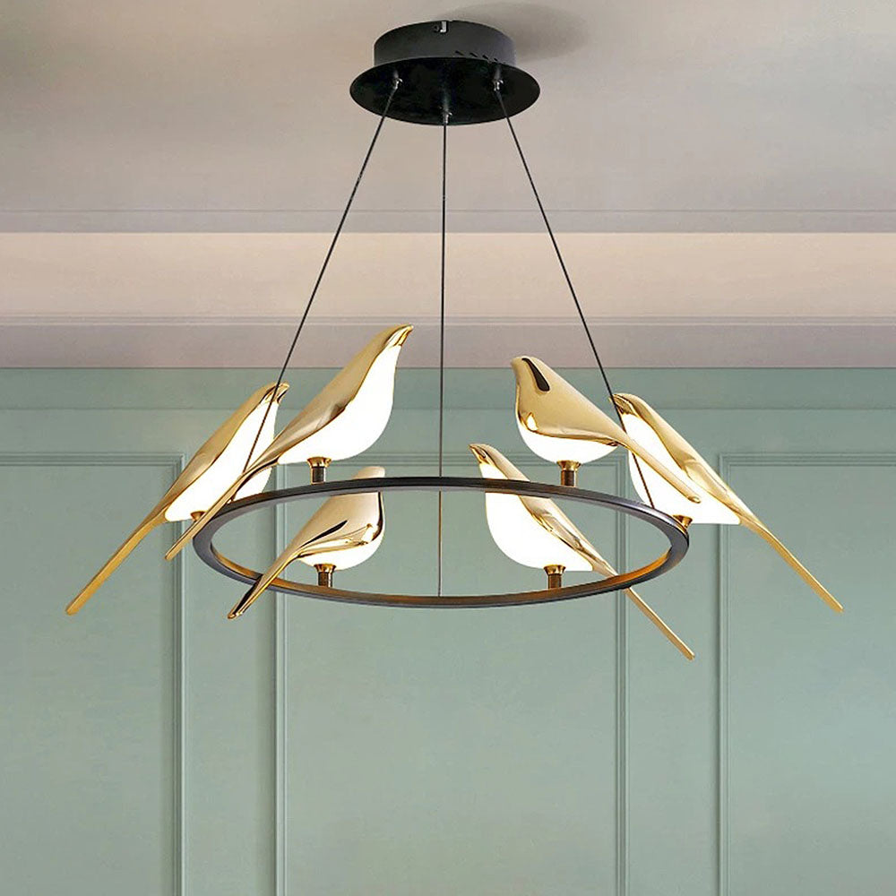 BirdLume Lamp – Unique LED Hanging Lamp with Bird Design