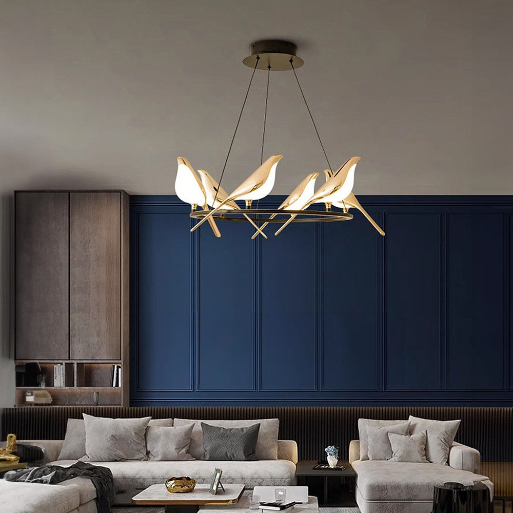 BirdLume Lamp – Unique LED Hanging Lamp with Bird Design