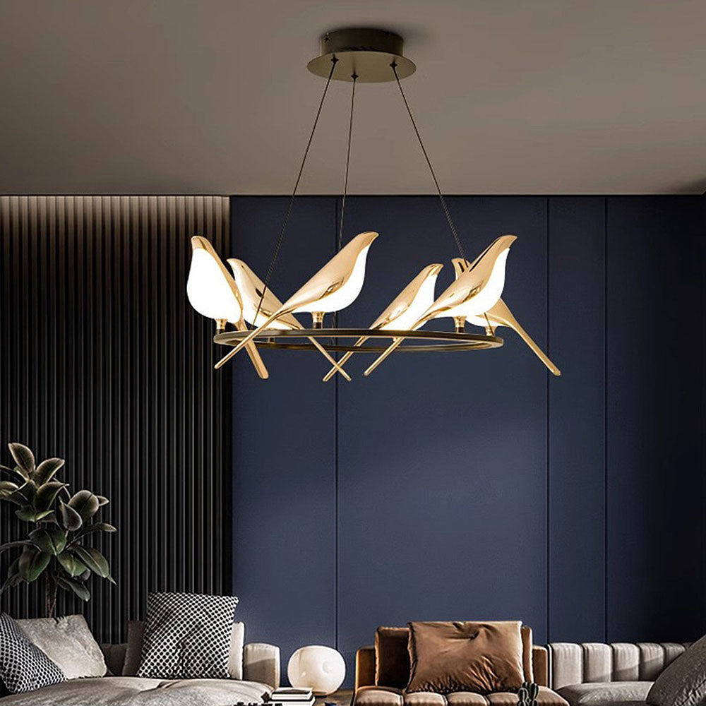 BirdLume Lamp – Unique LED Hanging Lamp with Bird Design
