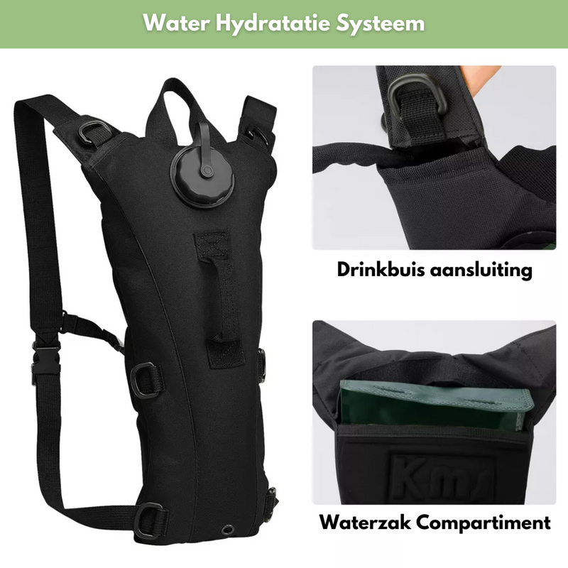 HydraPack - Stilren 3L Vattensäck för Äventyr