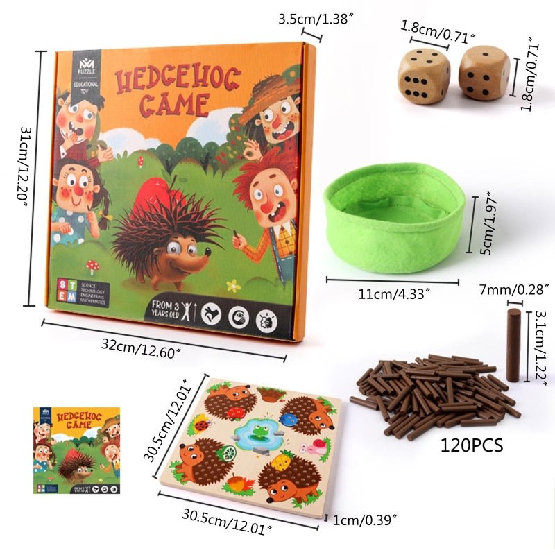 SmartHedgehog - Educational Montessori Playset for Toddlers