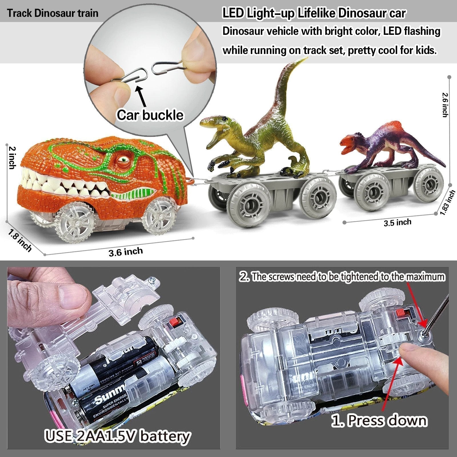 DinoExpress Train Set – Adventurous Playset for Kids